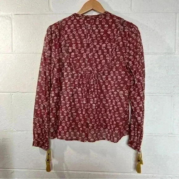 Doen Long Sleeve Floral Medium Top - Picture 2 of 7